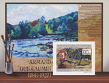 Famous Painter Armand Guillaumin Art Imperforated Souvenir Sheet Mint NH