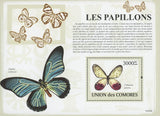 Butterflies Nature Insects Papilio Zalmoxis Souvenir Sheet Mint NH