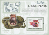 Snake Reptile Souvenir Sheet Cerastes Cerastes Souvenir  Sheet Mint NH MNH