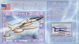 Plane Stamp American Military Airplane USA Grumman TBM-3 Souvenir Sheet Mint NH