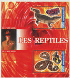 Mali Reptiles Crocodile Snake Be Prepared Souvenir Sheet of 2 Stamps Mint NH