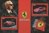Ferrari Luxury Cars Enzo Ferrari Souvenir Sheet of 2 Stamps Mint NH