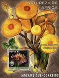 African Nature Mushroom Fungi Souvenir Sheet Mint NH