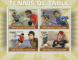 Tennis Table Sport Souvenir Sheet of 4 Stamps Mint NH
