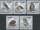 Birds of Prey Owl Serie Set of 5 Stamps Mint NH