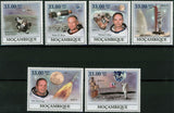 First Man On The Moon Apollo Space Earth Planet Serie Set of 6 Stamps MNH