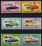 Classic Antique Car Automobile Mercedes Serie Set of 6 Stamps MNH