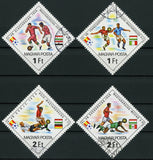 Hungary World Cup Spain Mexico Germany Italy Serie Set of 4 Mint NH