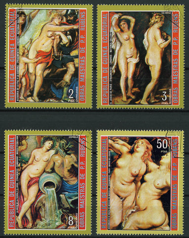 Pierre Paul Rubens Painting Art Serie Set of 4 Stamps