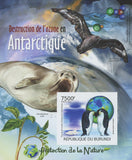 Ozone Destruction in the  Antarctic Souvenir Sheet Mint NH