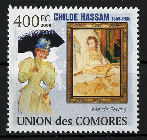 Art Impressionist Childe Hassam Painter Individual Stamp Mint NH