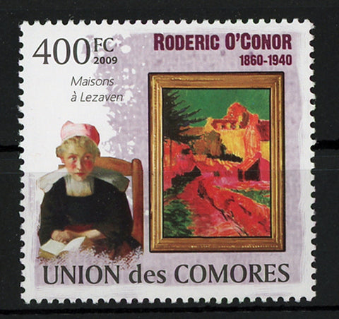 Art Famous Impressionist Roderic O'Connor Individual Stamp Mint NH