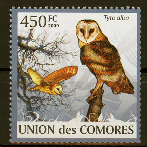 Owl Tyto Alba Bird Fly Individual Stamp Mint NH