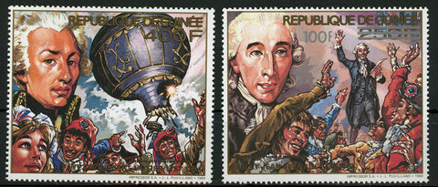 Marquis de Lafayette Gilbert du Motier Serie Set of 2 Stamps Mint NH