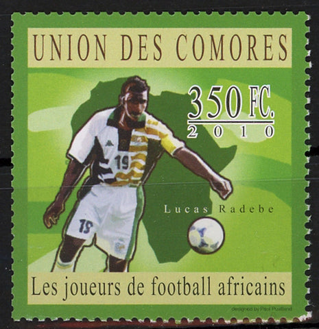 Soccer Sport Player Lucas Radebe Africa Individual Stamp Mint NH