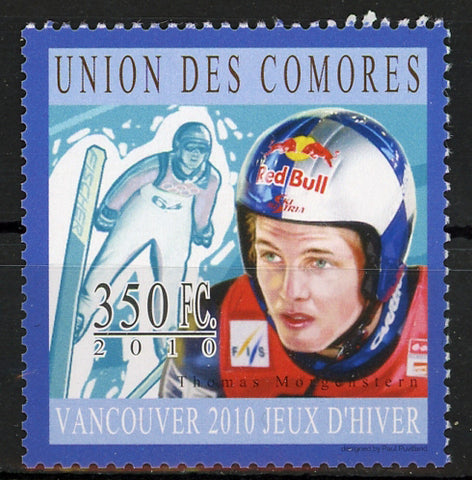 Vancouver 2010 Winter Games Thomas Morgenstern Individual Stamp Mint NH
