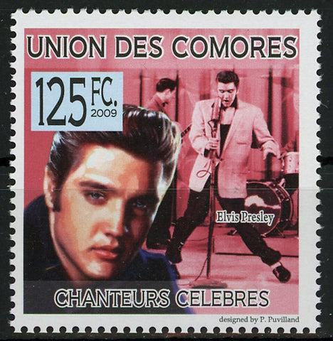 Elvis Presley Rock n' Roll Singer Famous Individual Stamp Mint NH