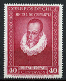 Chile Miguel de Cervantes Historical Figure Individual Stamp Mint NH