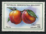 Fruit Peach Food Individual Stamp Mint NH