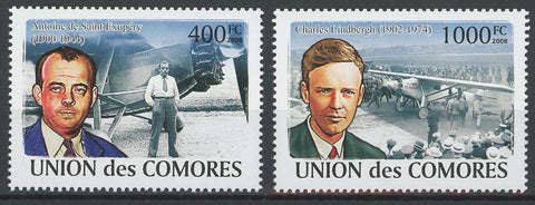 Aviator Airplane Pilot Serie Set of 2 Stamps Mint NH