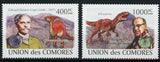 Paleontologist Dinosaur Serie Set of 2 Stamps Mint NH