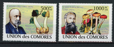 Mycologist Fungi Mushrooms Science Serie Set of 2 Stamps Mint NH