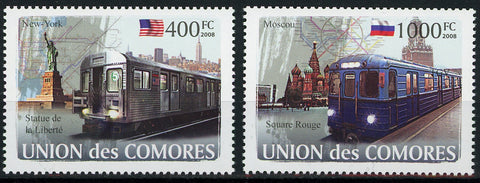 Transportation Train USA Serie Set of 2 Stamps Mint NH
