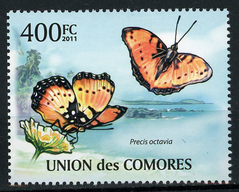 Butterflies Nature Insect Flower Individual Stamp Mint NH