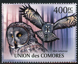 Owl Strix Nebulosa Bird Fly Individual Stamp Mint NH