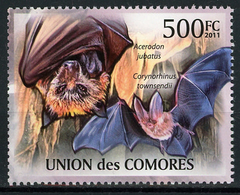 Bat Acerodon Jubatus Individual Stamp Mint NH