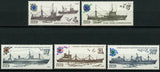 Soviet Union Heavy Lift Ship Transportation Serie Set of 5 Stamps Mint NH
