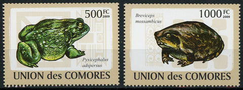 Frog Amphibian Animal Serie Set of 2 Stamps Mint NH