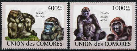 Orangutan Chimpanzee Monkey Serie Set of 2 Stamps Mint NH