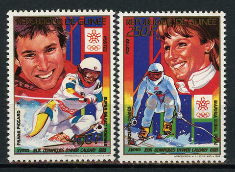 Ice Skating Olympics Championship Sport Serie Set of 2 Stamps Mint NH