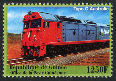 Train Transportation Locomotive Individual Stamp Mint NH