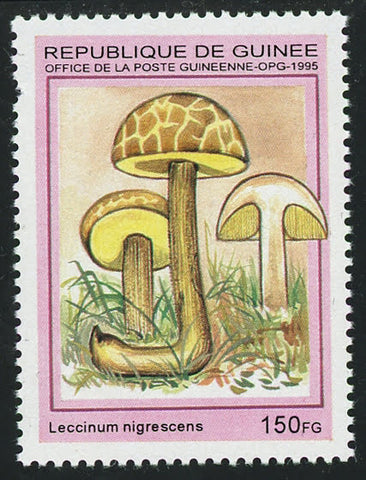 Mushroom Leccinum Nigrescens Plant Fungi Individual Stamp Mint NH