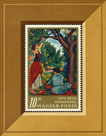 Hungary Uitz Bela Almaszedor Painter Art Souvenir Sheet Mint NH