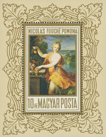 Hungary Nicolas Fouche Painter Art Souvenir Sheet Mint NH