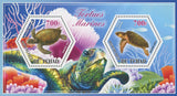 Turtle Marine Fauna Chelonia Caretta Souvenir Sheet of 2 Stamps Mint NH