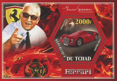 Ferrari Car Transportation Luxury 125 S Mini Souvenir Sheet Mint NH