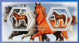 Horse Pure Race Appaloosa Animal Souvenir Sheet of 2 Stamps Mint NH