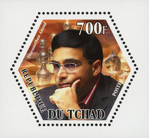 Chess Player Viswanathan Anand Sport Mini Souvenir Sheet Mint NH