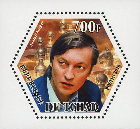 Chess Player Anatoli Karpov Sport Mini Souvenir Sheet Mint NH