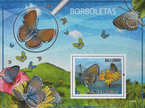 Butterflies Souvenir Sheet Mint NH