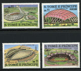 Olympic Games Stadium Sport Mexico Moscow Serie Set of 4 Stamps MNH