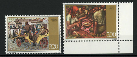 Yugoslavia Art Social Paiting Artist Serie Set of 2 Stamps MNH