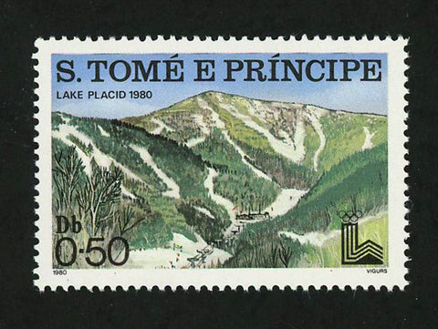 Lake Placid Famous Places Nature Mountain Individual Stamp Mint NH