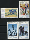 Winter Olympic Games Sport 1980 Serie Set of 4 Stamps Mint NH