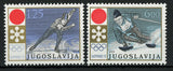 Yugoslavia Winter Olympic Games Sport Sapporo Serie Set of 2 Stamps Mint NH