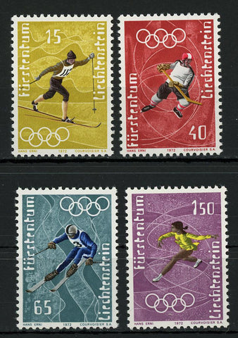 Winter Olympic Games Sport Serie Set of 4 Stamps Mint NH